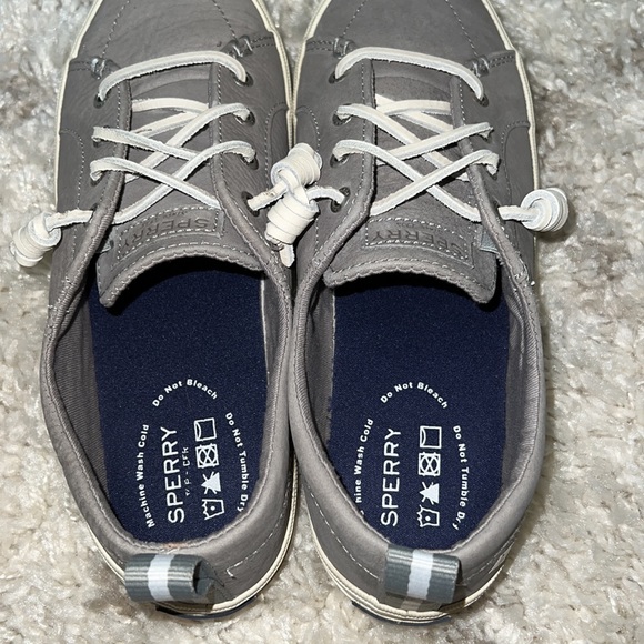 Sperry Womens Crest Vibe Leather Sneaker 7 - Picture 6 of 7